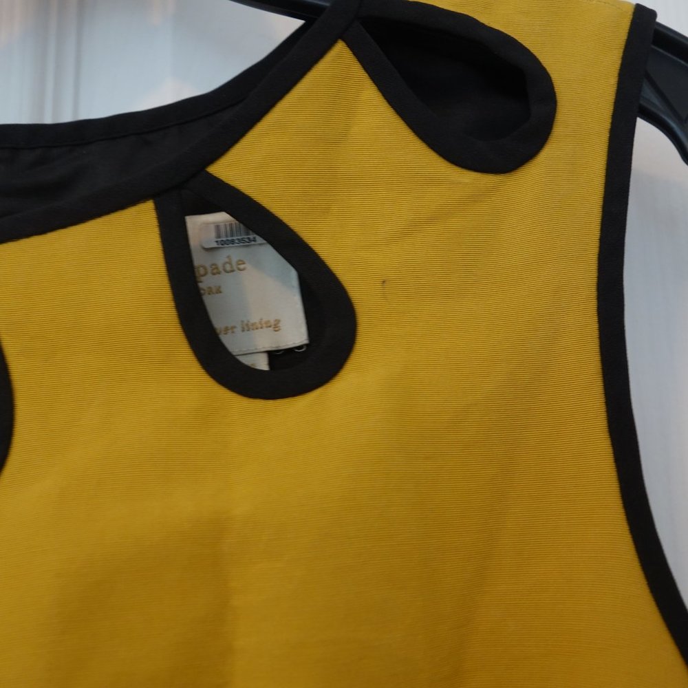 Kate Spade New York yellow RAINEY Fit flare dress - Picture 2 of 8